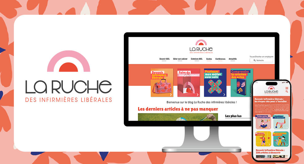 Le blog La Ruche des infirmières libérales se réinvente avec un design inédit et des ressources exclusives