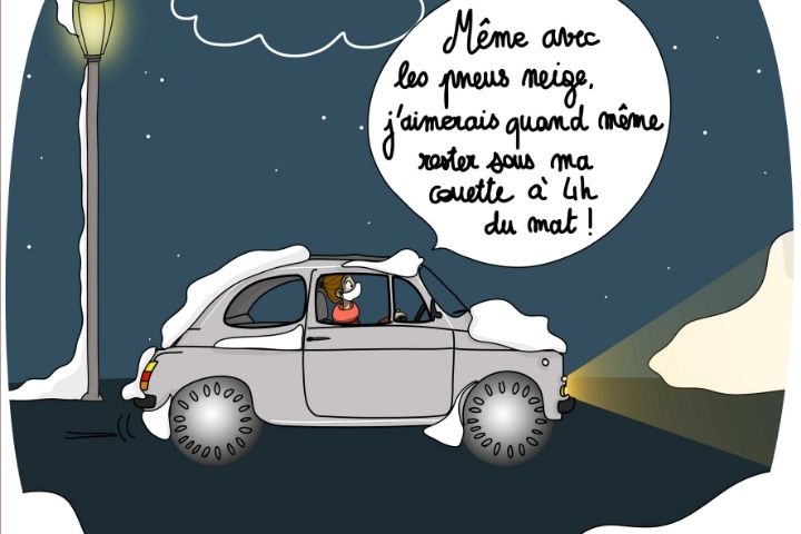 Quand la neige modifie les tournées de soins