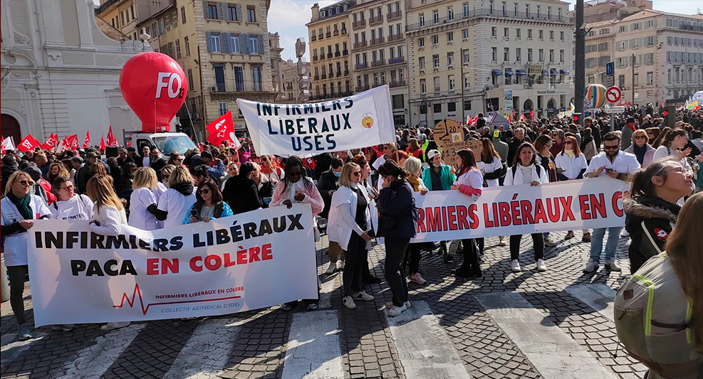 Infirmiers libéraux en colère | La Ruche des IDEL