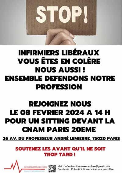 Infirmiers libéraux en colère