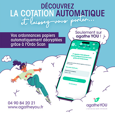 L'application infirmière agathe YOU pour la télétransmission et gestion de cabinet infirmier