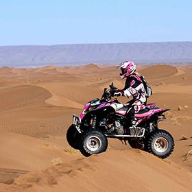 Irène, Infirmière libérale et reine du désert en Quad 4