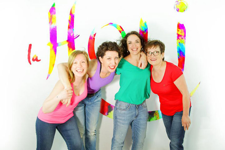 Equipe de l'association caritative La Holi