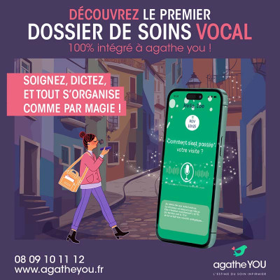 Découvrez le premier dossier de soins vocal agathe YOU