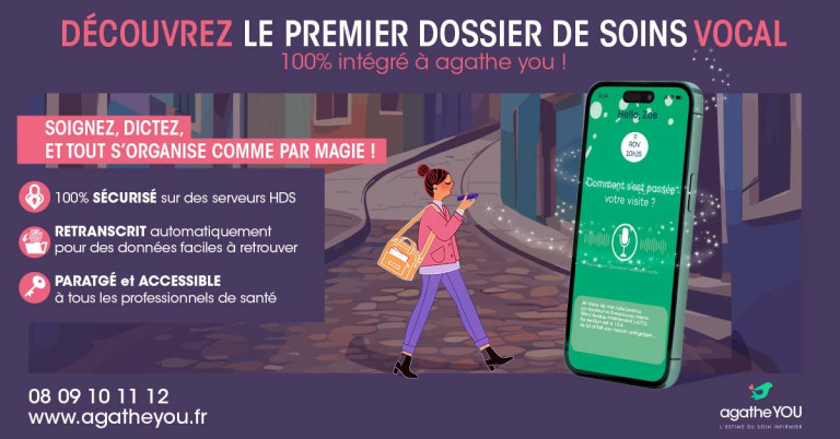 Découvrez le premier dossier de soins vocal agathe YOU