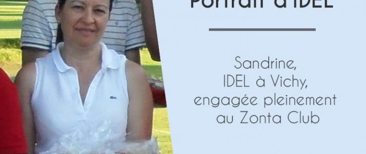 Sandrine, IDEL à Vichy, engagée pleinement au sein du Zonta Club